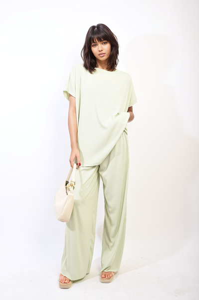 Oversized Top and Wide Leg Trouser Co-ord Set