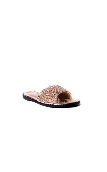 Embellished Slip On Sandals