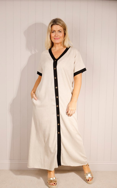 Contrast Trim Dress from Goose Island