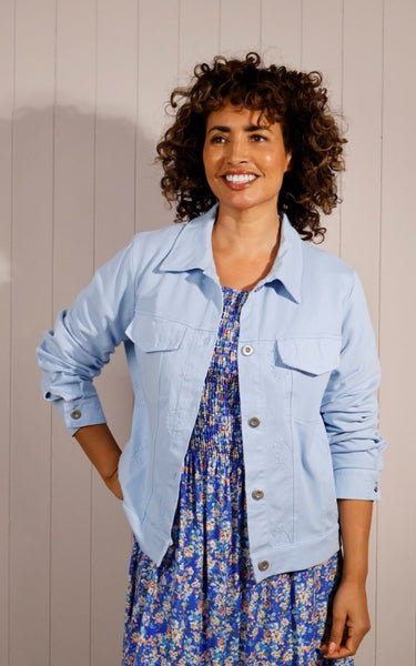 Cotton Paisley Embossed Jacket from Goose Island