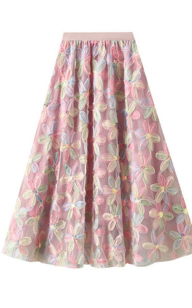 Sequins Petal Skirt