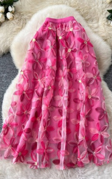 Sequins Petal Skirt