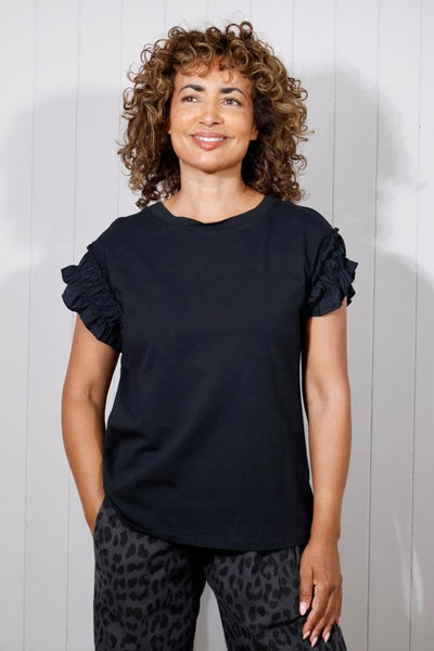 Ruffle Trim Tee